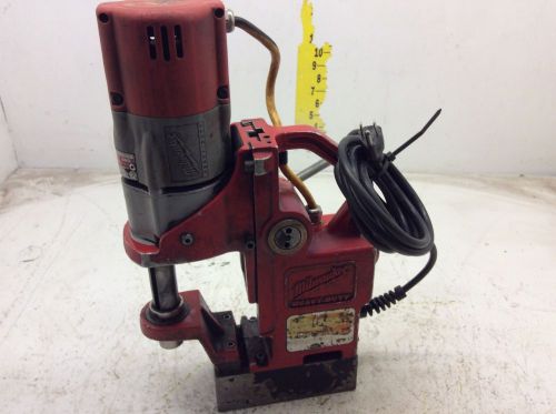 (1) milwaukee magentic drill press, 350rpm, 3/4 in steel mag drill for sale