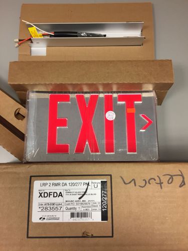 Lithonia Exit Sign LRP 2 RMR DA 120277 PNL