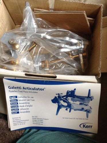 Kerr Lab Galetti Dental Plasterless Articulator NEW