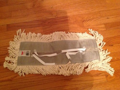 18&#034; Commercial Dust Mop Head  white Rubbermaid L15203 WH00 ((MTR1))