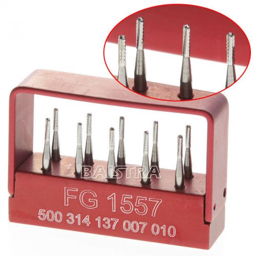 Dental tungsten steel drills/burs for high speed handpiece fg 1557 for sale