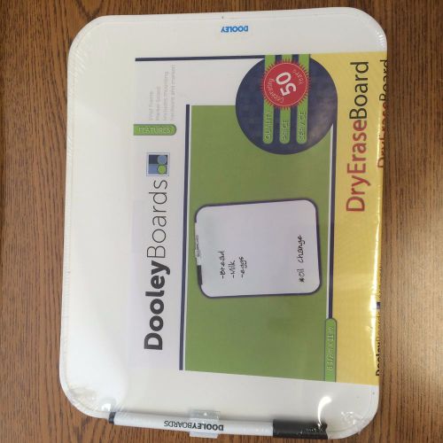 Dooley Vinyl Framed Dry Erase Board  8.5 x 11 Inches  1 Board (811MBVP)