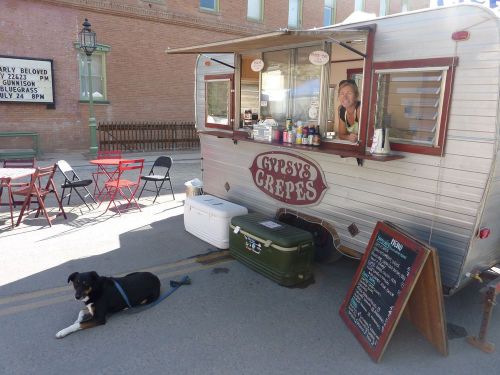 Unique refurbished 1963 red dale concession trailer - gypys&#039;s crepes for sale