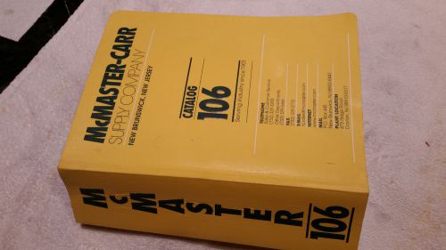 McMaster-Carr Catalog #106