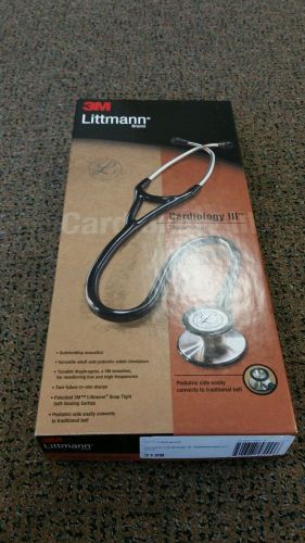 3M Littmann Cardiology III Stethoscope  Black  27&#034;  3128 Open Box