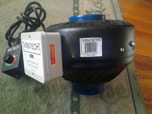 VenTech IF4 - 4&#034; Inline Duct Fan 190CFM