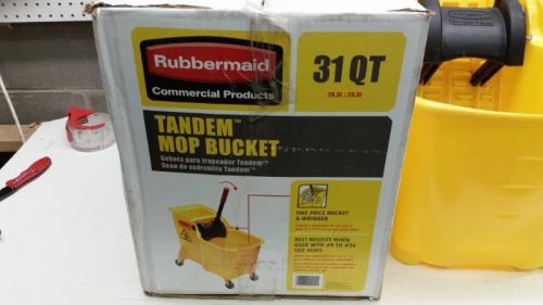 Rubbermaid 31 qt. Tandem Mop Bucket 766056