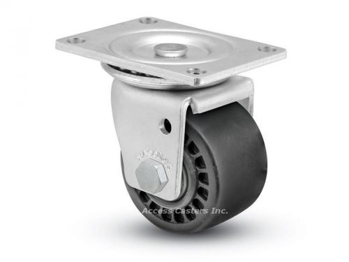 3slpgs 3&#034; low profile swivel plate caster, glass filled nylon wheel, 700 lbs cap for sale