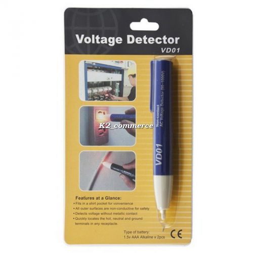 Electric voltage detector non-contact 90~1000v ac tester test meter pen k2 for sale