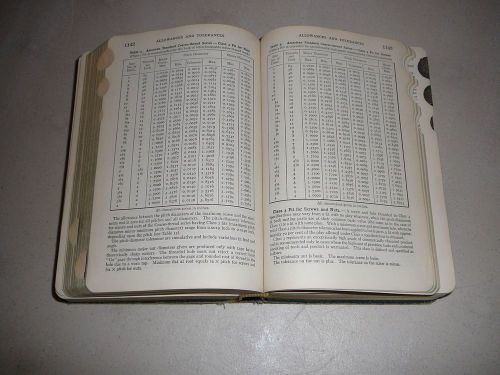 MACHINERY&#039;S HANDBOOK - 11th EDITION - Printed in 1942