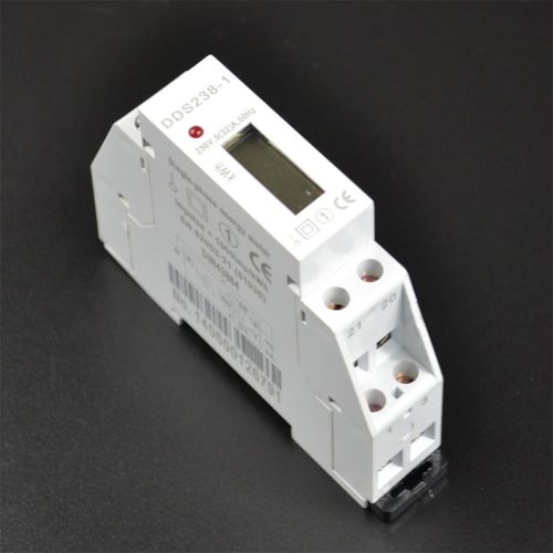 DIGITAL LCD DISPLAY 230VAC 5(32)A 50Hz DIN RAIL KILOWAT HOUR KWH METER DDS238-1