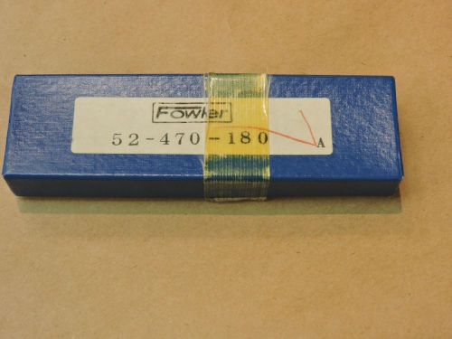 FOWLER 52-470-180 RADIUS GAGE SET