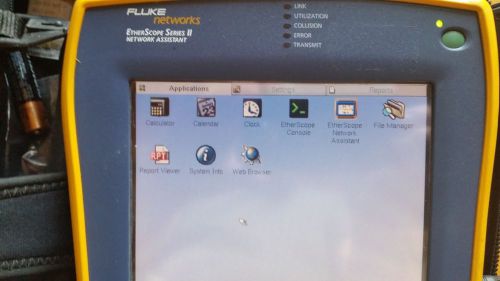 Fluke EtherScope Series II Network Assistant w/ Visifault Locator