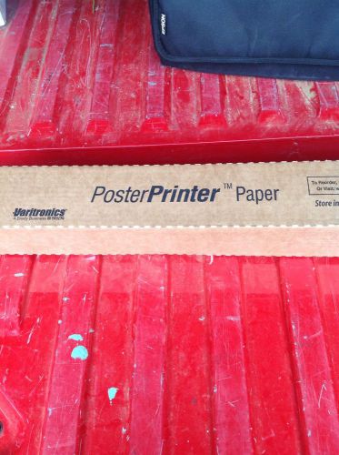 Poster Printer Paper 23&#034; Black on White Thermal Transfer Plus