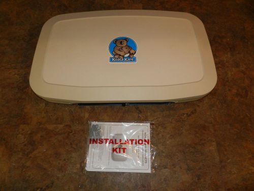 Koala Kare Infant Chaging Station, Horizontal Wall Mounted with Instalation Kit