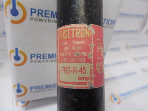 FUSETRON FRS-R-45 FUSE, 45A, 600V, TIME DELAY