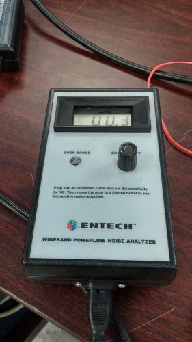 ENTECH WIDEBAND POWERLINE NOISE ANALYZER 120V 60HZ