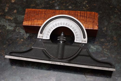 Starrett No.491 Protractor Head for Combination Square angle finder machinist