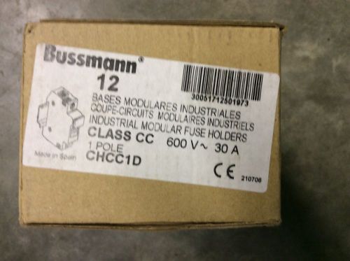 Bussmann CHCC1D Fuse Holder 30A 600V Lot Of 12