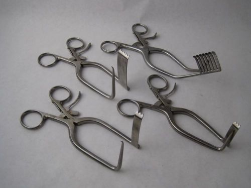 Lot 4 Codman Williams Discectomy Retractor Set 80-1653+80-1652+80-1650+75 8710