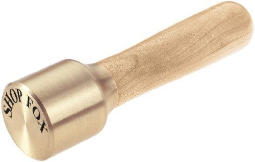 Shop Fox D2810 Brass Head Mallet, 12-Ounce