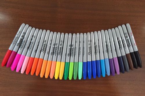 30 Assorted Sharpies Sharpie Great Condition Used For Single Event Many Not Used