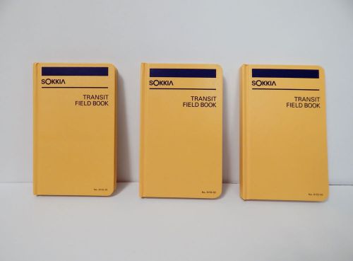 ~Lot of 3~ SOKKIA Transit Field Books No. 8152-00 *Brand New* Ships from USA