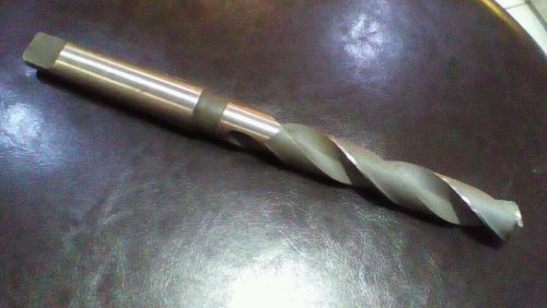 55/64&#034; Cleveland Twist Drill BIT MORSE TAPER 3 SHANK MT3 HSS lightly used