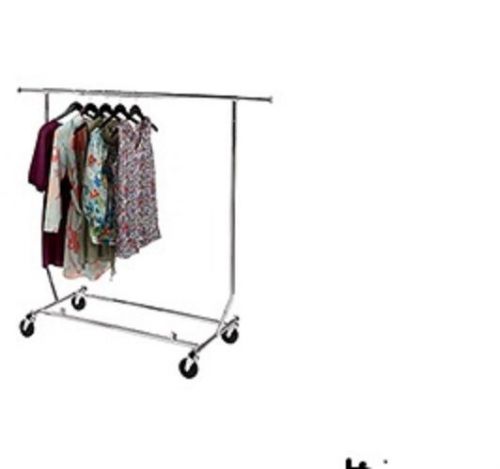 ROLLING SALESMANS COLLAPSIBLE GARMENT RACK