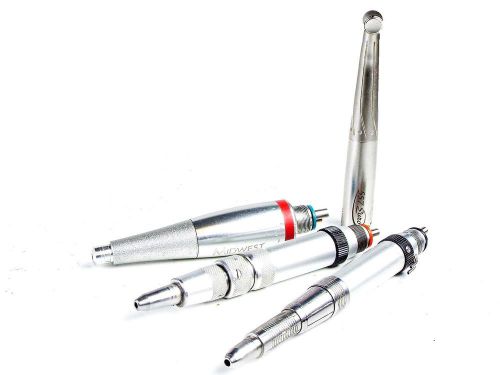 4 Dental Handpieces: Titan, Micromate 5500, Midwest 2-Pin, &amp; Lares 557 Euro