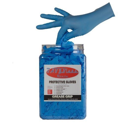 GloveJug Baby Blues Powder Free Nitrile Plus Gloves, Medium