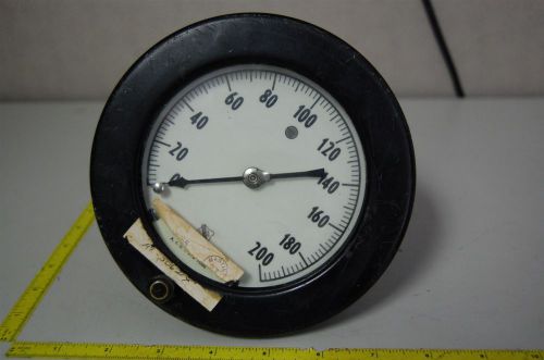 ASHCROFT DURAGAUGE 4&#034; 0-200PSI A.I.S.I. 316 TUBE PRESSURE GAUGE