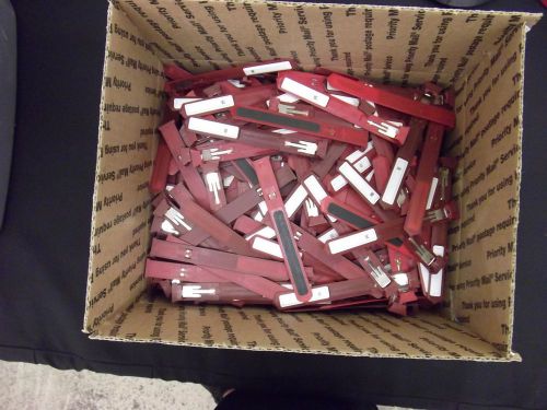 500 Red Tag  DVD Case Locking Security Tag Locks EM, AM, RF