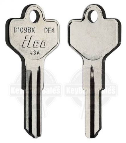 KABA ILCO D1098X DEXTER DE4 KEY BLANK PACK 10 KEYS LOCKSMITH