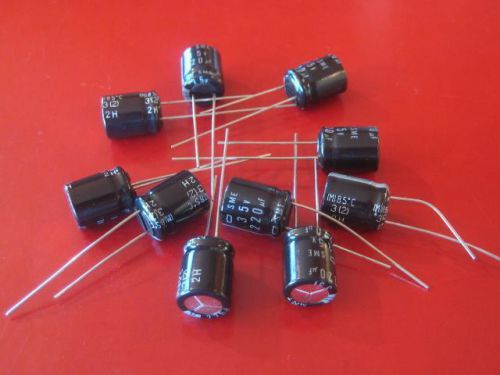 220uF 220 uF 35V  85c Radial Electrolytic Capacitor ( Qty 25 ) *** NEW ***