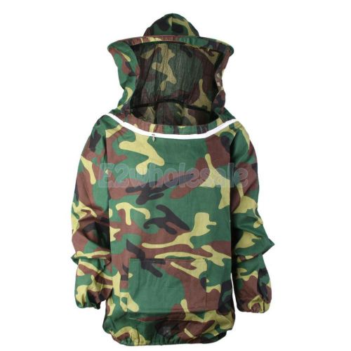 Beekeeping veil suit jacket smock bee pest protective dress equip green camo for sale