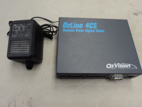 OZLINE 4CS 4 CHANNEL REMOTE VIDEO ALARM DIGITAL DIALER