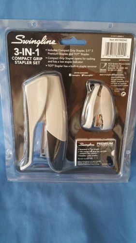 Swingline 3-in-1 compact grip stapler set