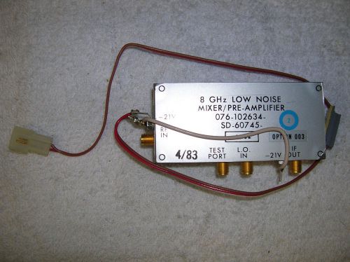 Harris 8 Ghz Low Noise Amlifier