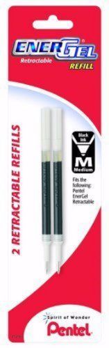 Pentel Refill Ink for EnerGel &amp; Lancelot Gel Pen, 0.7mm, Metal Tip, Black