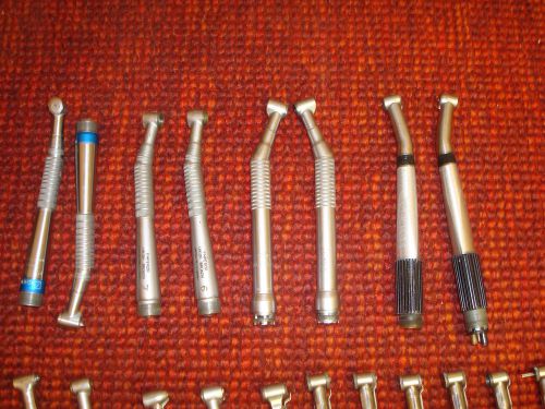 Lot 20 Dental Handpiece Midwest Schein Tornado Union Broach Starflite Densco