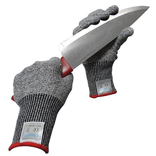 Kibaron Cut Resistant Work Gloves for Your Safety - Level 5 Protection Prevents