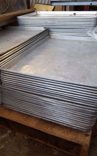 Lot 50 Full Size Aluminum Baking Sheet Pans 18&#034; x 26&#034; Commercial Grade