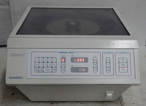 Shandon Cytospin 3 Laboratory Centrifuge w/ Rotor