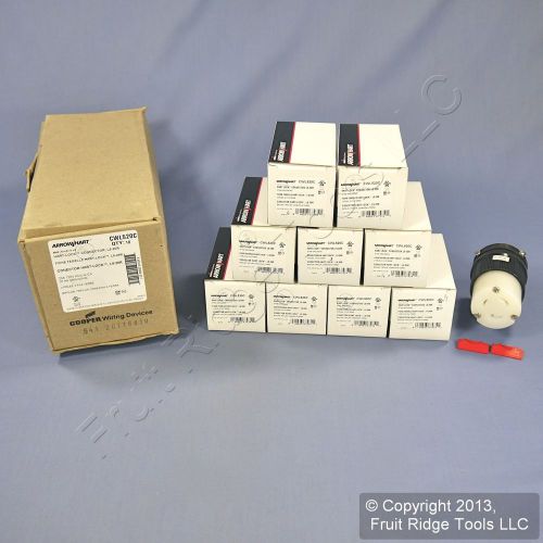 10 Cooper Turn Locking Connectors Twist Lock NEMA L5-20 L5-20R 20A 125V CWL520C