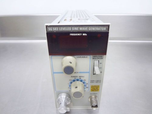 Tektronix SG 503 Leveled Sine Wave Generator 250kHz - 250mHz