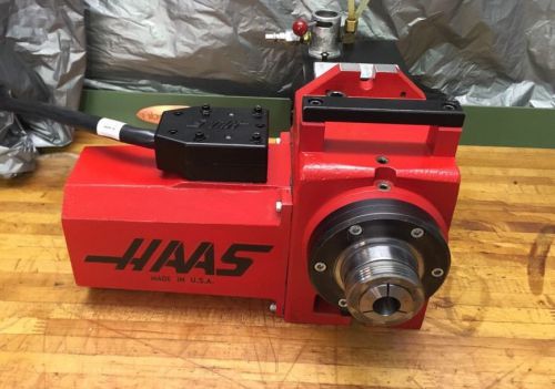 *Video* Haas Brush Type HA5C 4th Axis Indexer Rotary 5C Mini Mill Cnc VF Tm