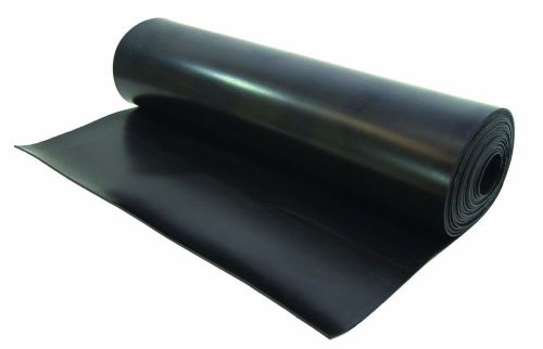 1/8&#034; BLACK NEOPRENE RUBBER SHEET - 16 FT X 36&#034; WIDE