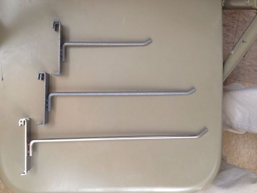 Grid wall-wire12 inch hooks-galvanized-slat-wall retail fixtures-store closing for sale