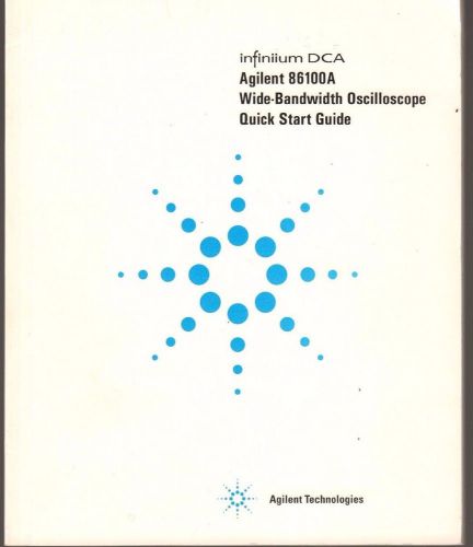 AGILENT 86100A WIDE-BANDWIDTH OSCILLOSCOPE QUICK START GUIDE LK N